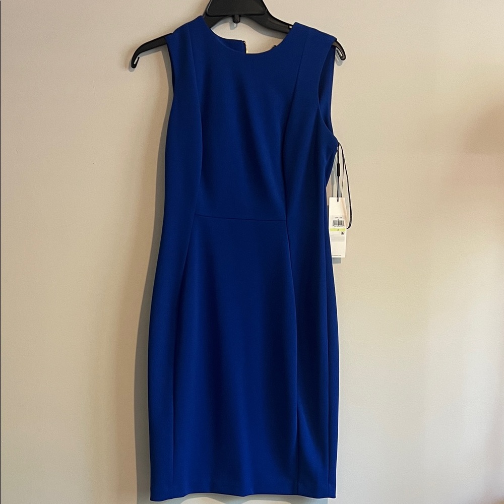 Calvin Klein Royal Blue Midi Dress